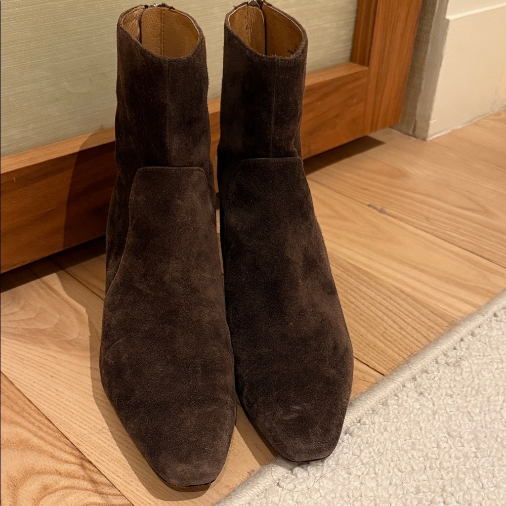 Madewell Brown Suede Booties